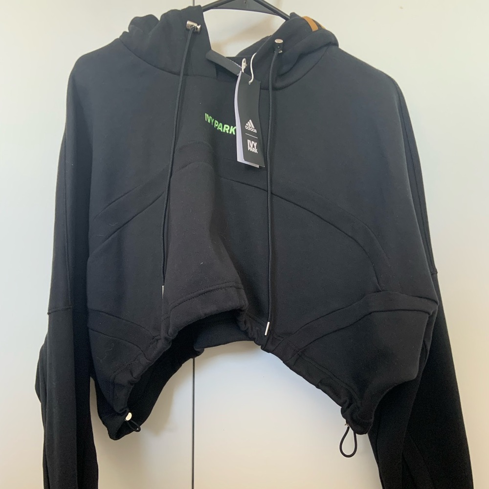 Ivy Park black crop hoodie